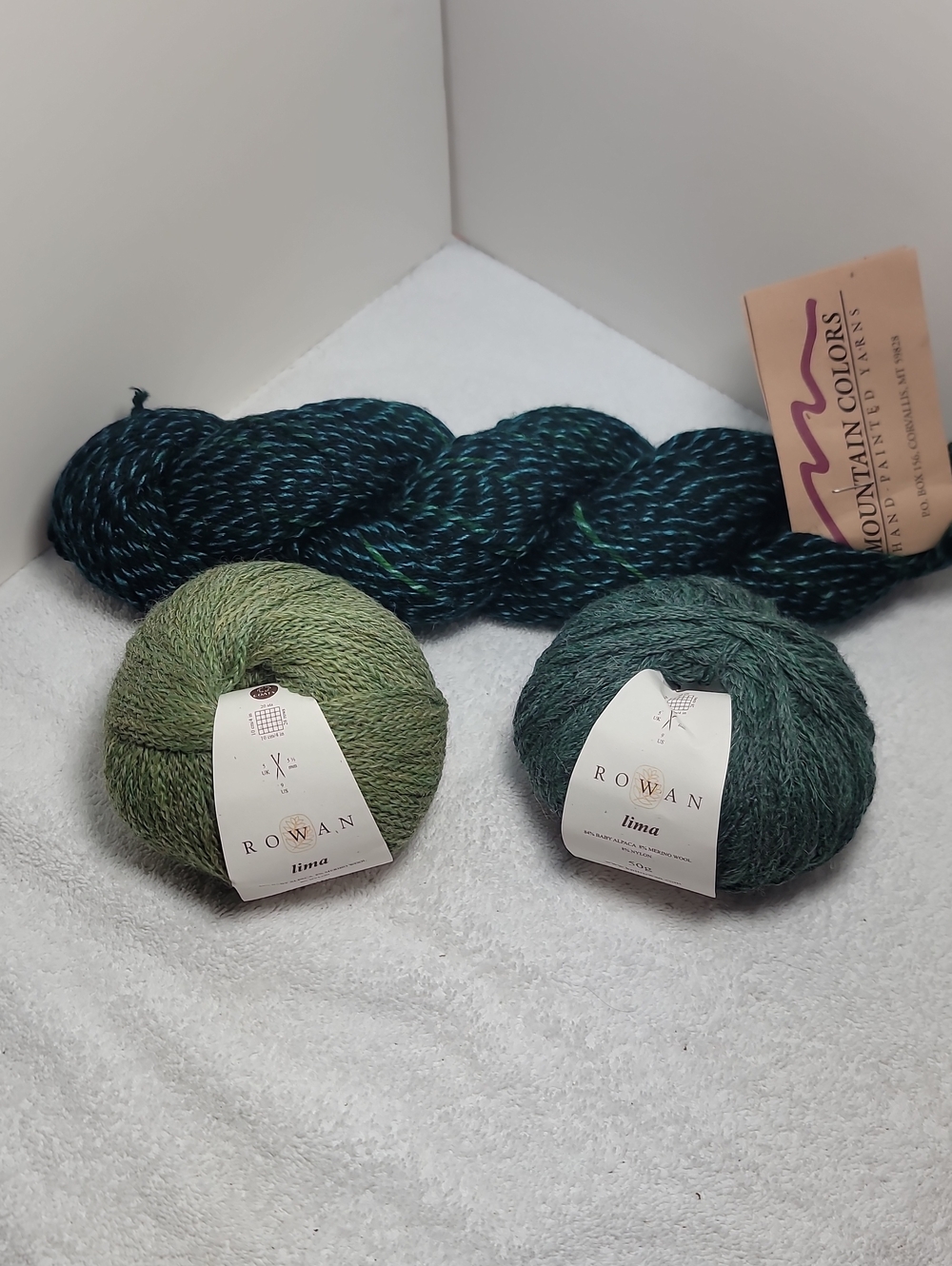 A Trio Of Green Yarn...Rowan - NWT